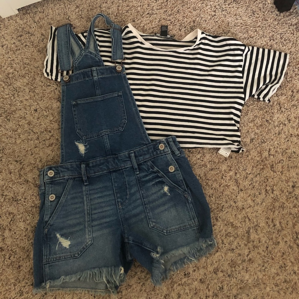 Boyfriend short overall